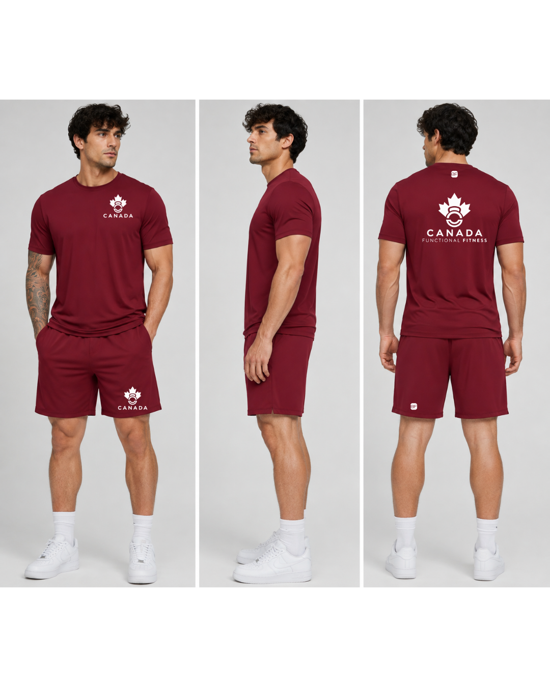 Short CANADA Functional Fitness Rouge