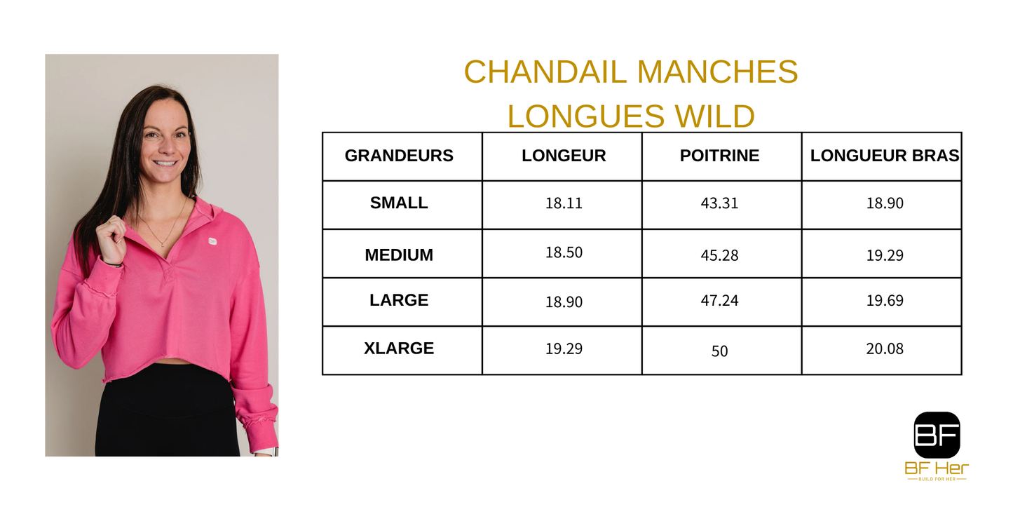 Chandail manches longues WILD - Pantone