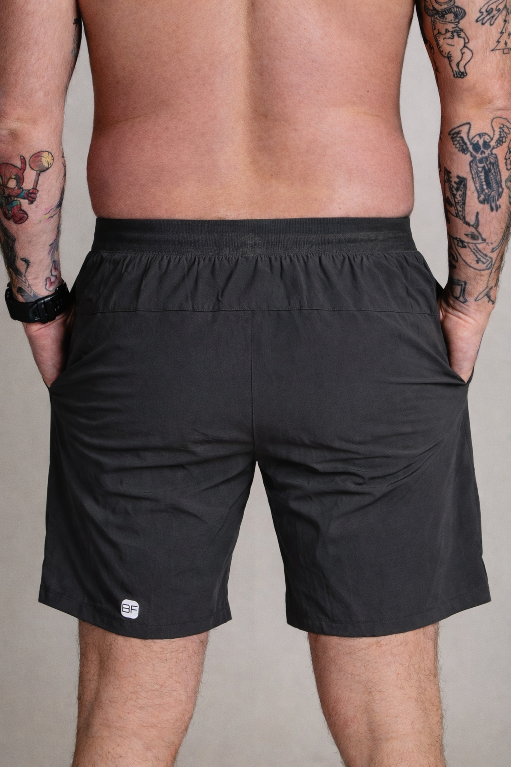 BF HIM - STRYDE Performance Short - Charcoal