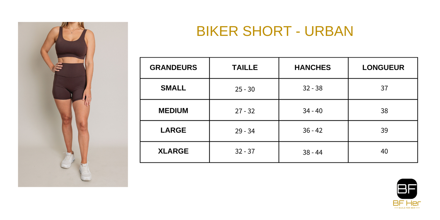 BikerShort URBAN - Marron