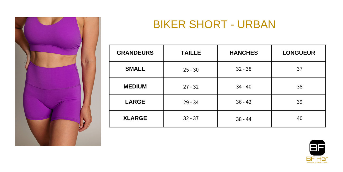 BikerShort URBAN - Violet