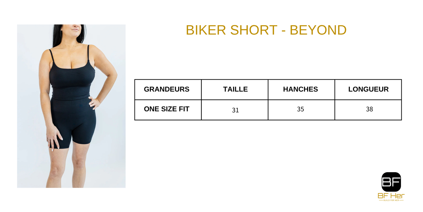 BikerShort BEYOND - Noir