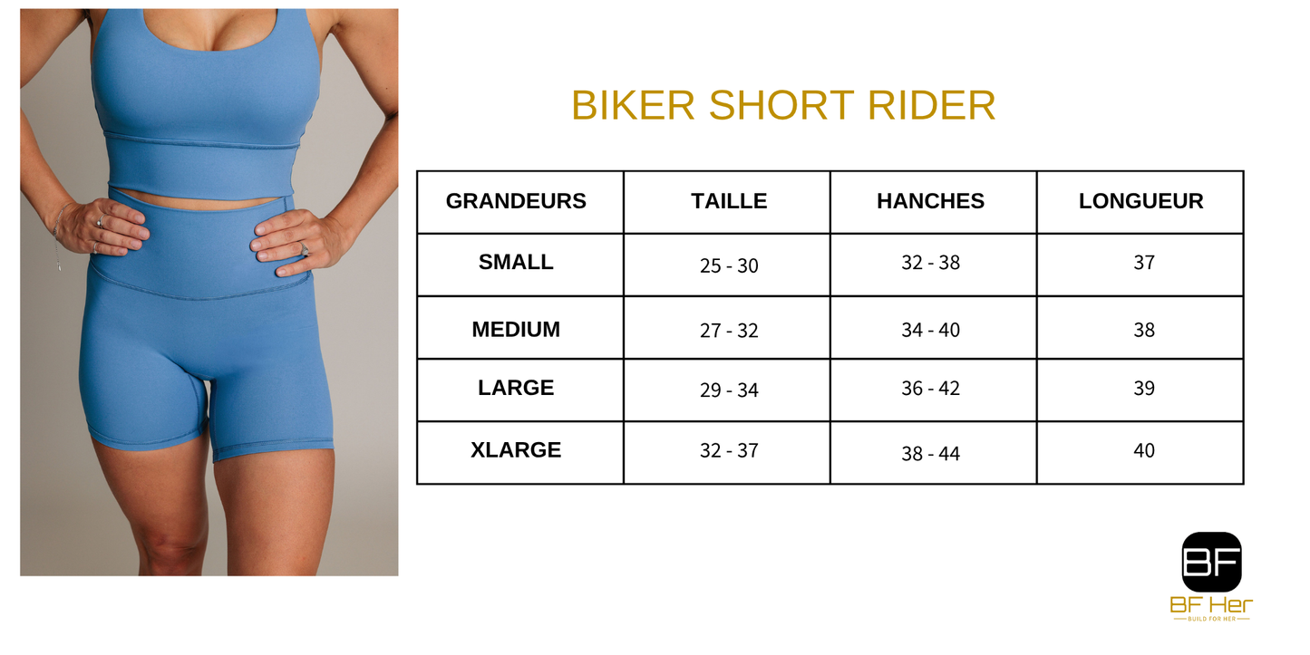 BikerShort RIDER - Bleu Cobalt