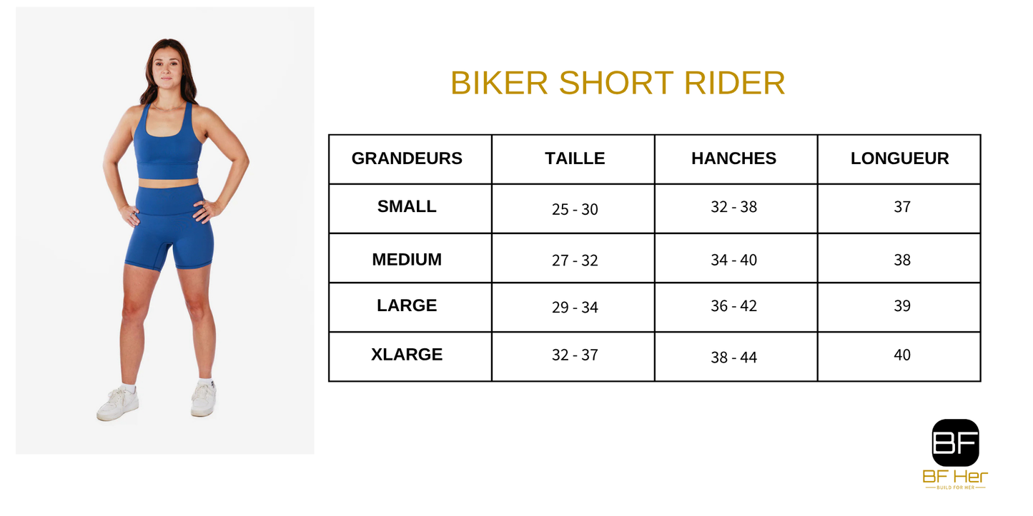 BikerShort RIDER - Jaspe