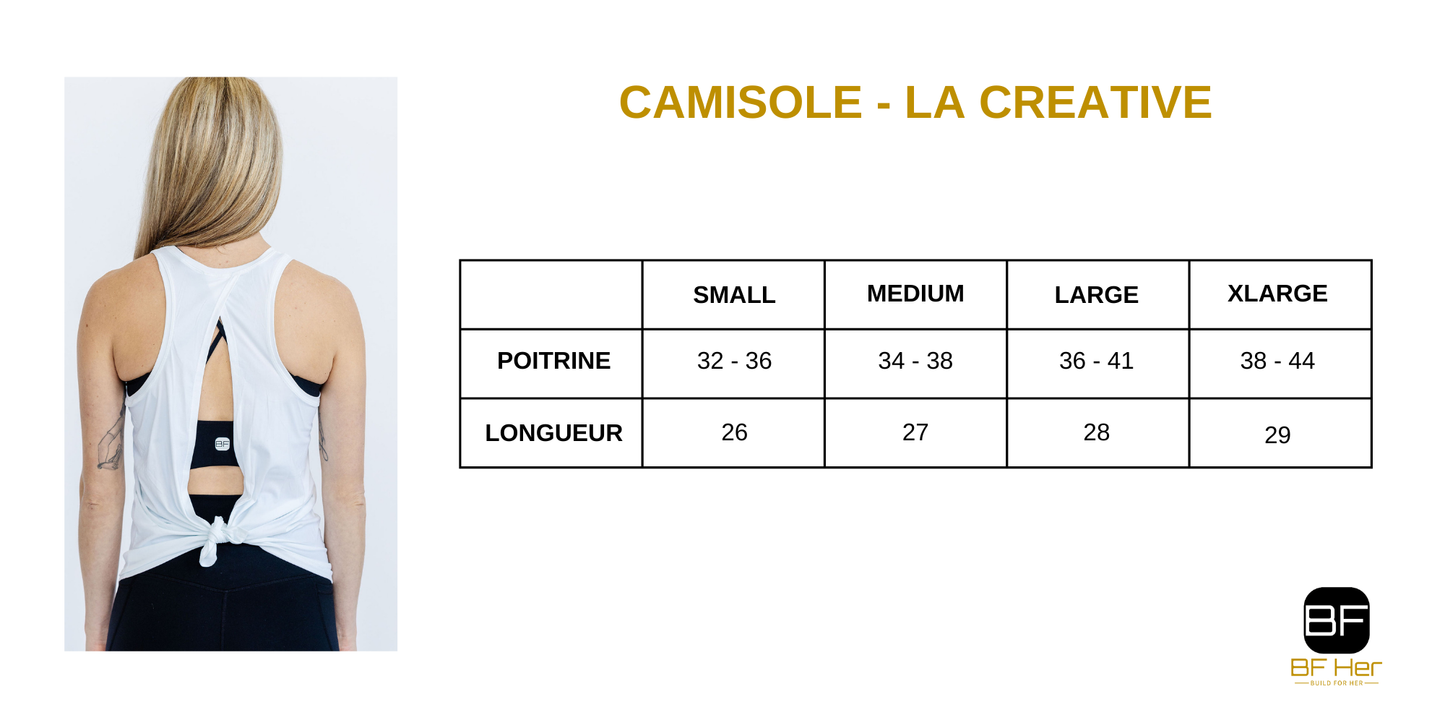 Camisole LA CRÉATIVE - Blanc