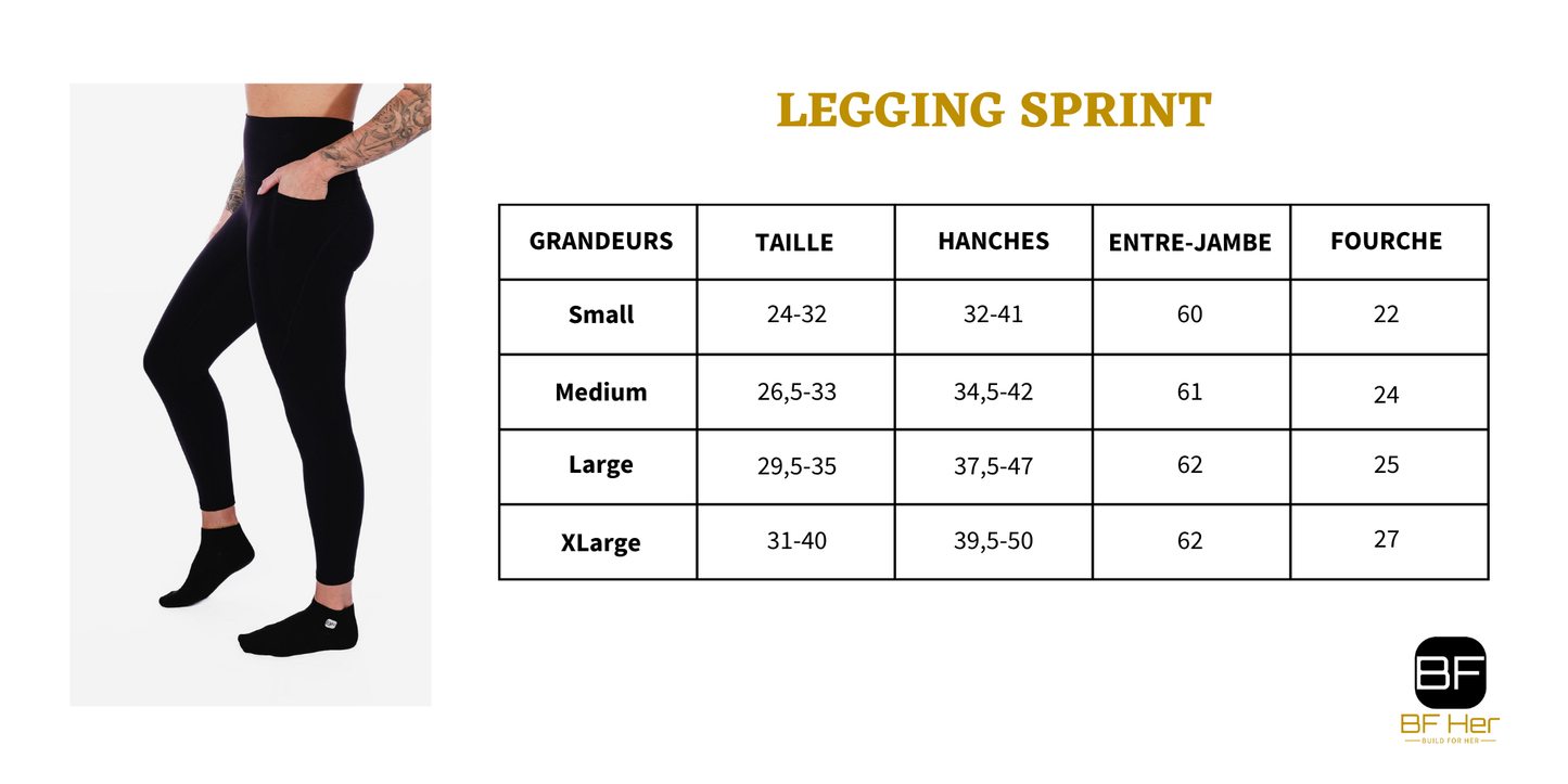 Legging SPRINT - Noir