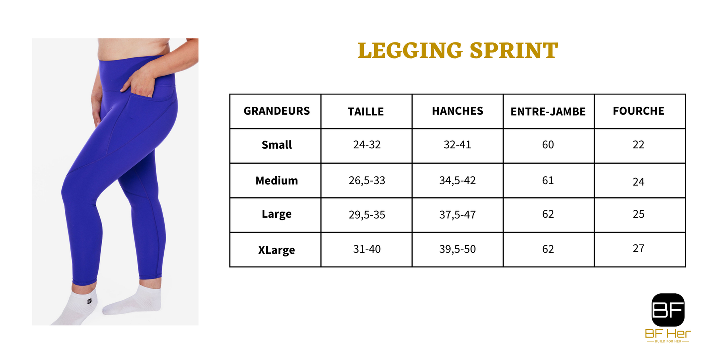 Legging SPRINT - Berry