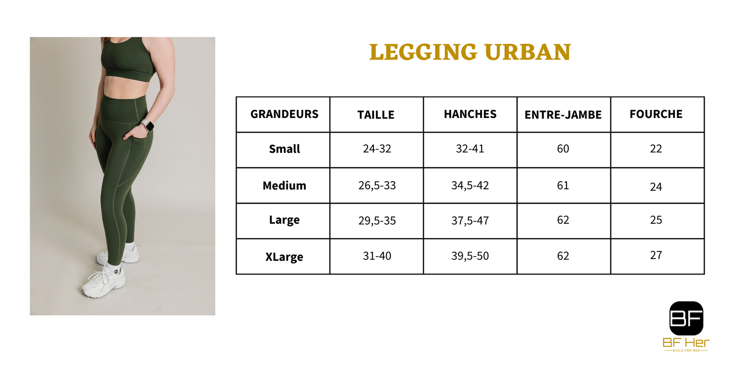 Legging URBAN - Vert Empire