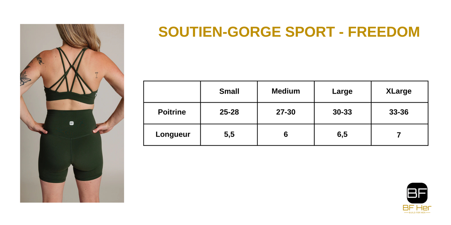 Soutien-Gorge Sport FREEDOM - Vert Empire