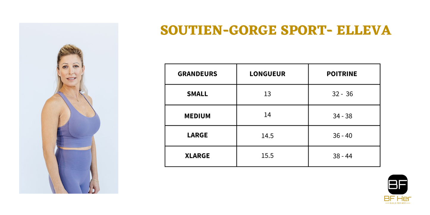 Soutien-Gorge sport LA ELLEVA - Quartz