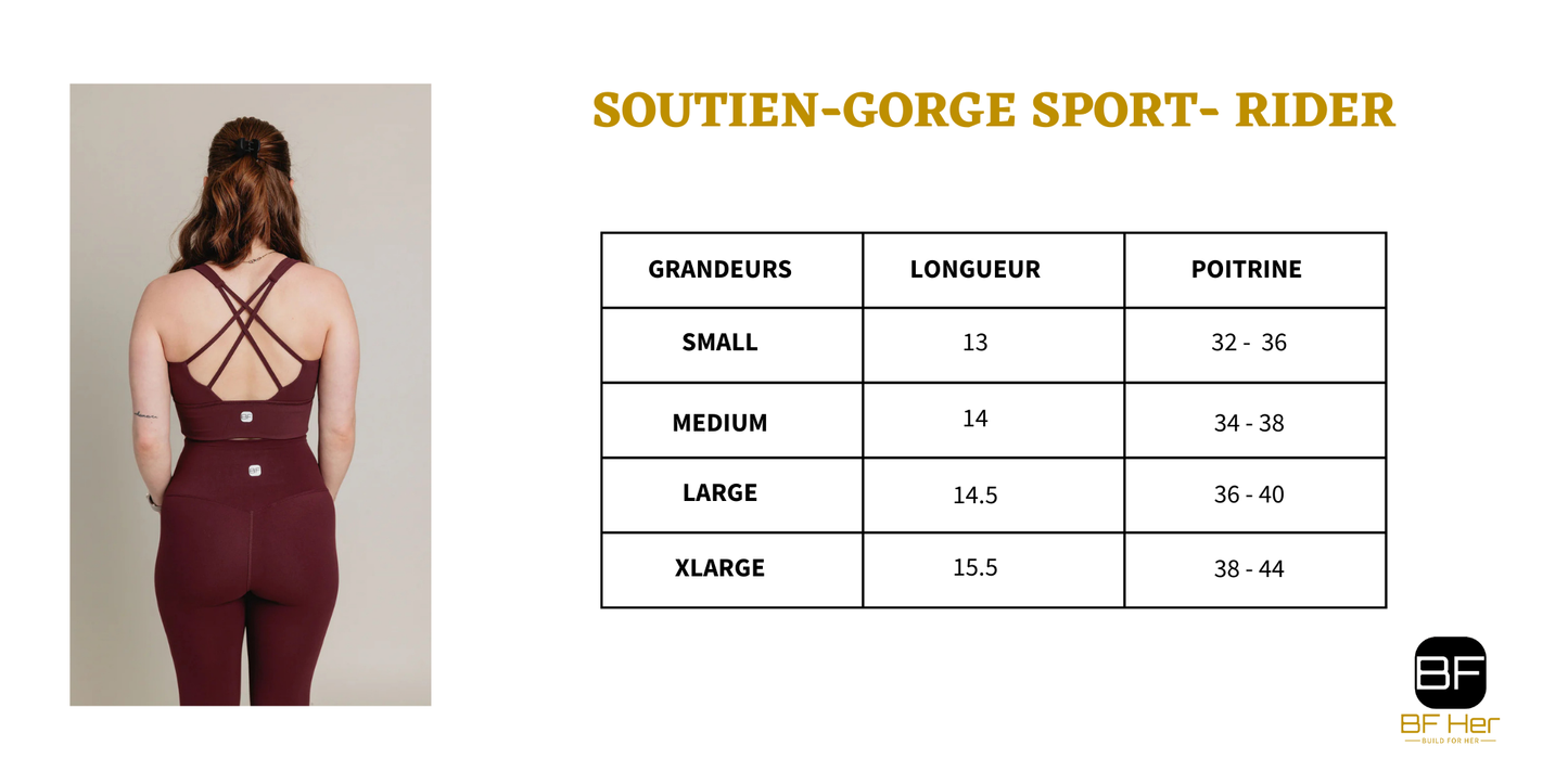 Soutien-Gorge Sport RIDER - Bourgogne