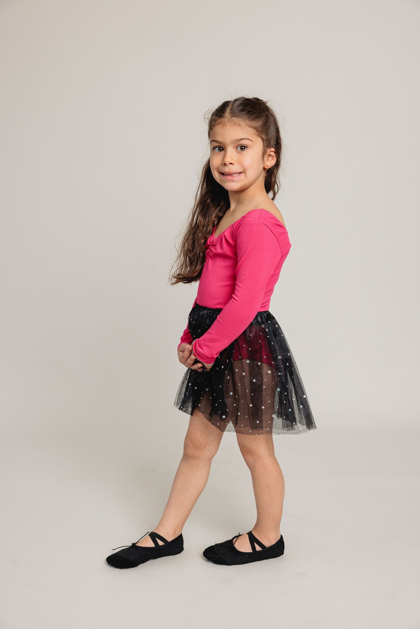 Body Danse Fushia - Dancio Manche longue