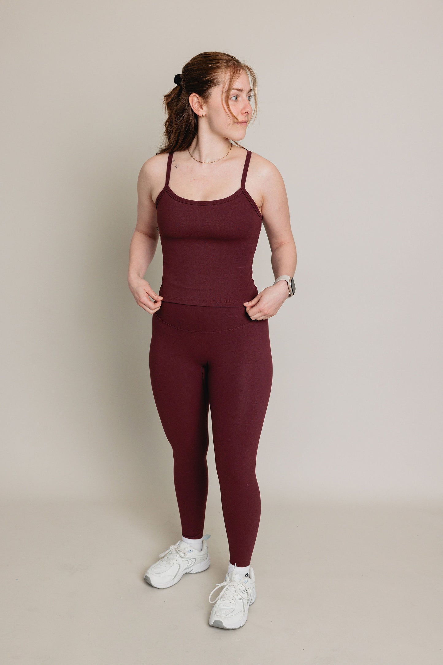 Camisole avec soutien intégré RIDER - Bourgogne