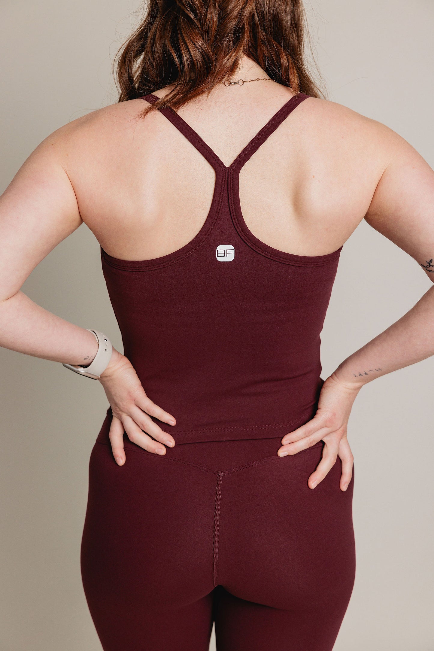 Camisole avec soutien intégré RIDER - Bourgogne