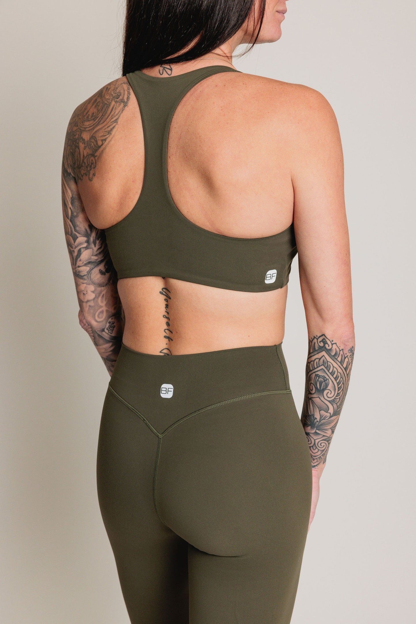 Soutien Gorge de Sport EQUILIBRE - Vert Olive