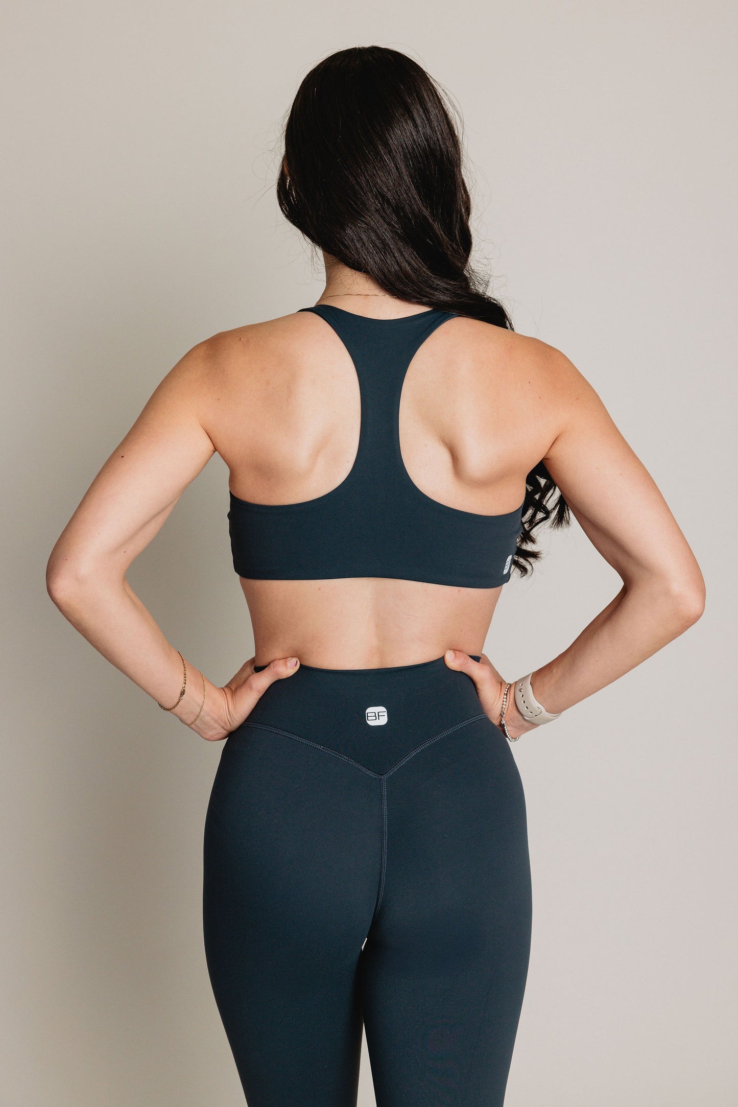 Legging EQUILIBRE - Bleu Charbon