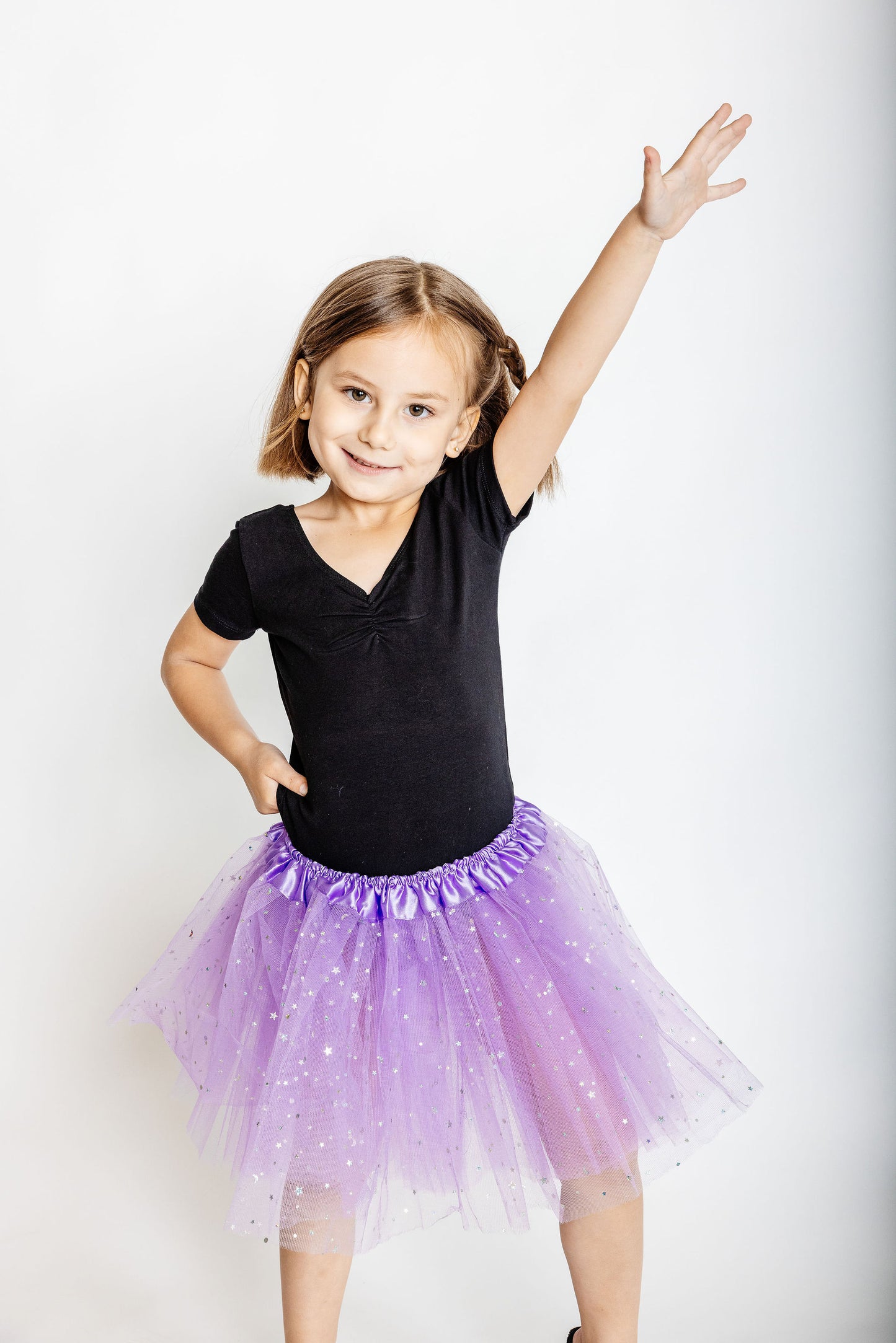 Tutu Enfant Mauve pâle Étoiles- Dreamy