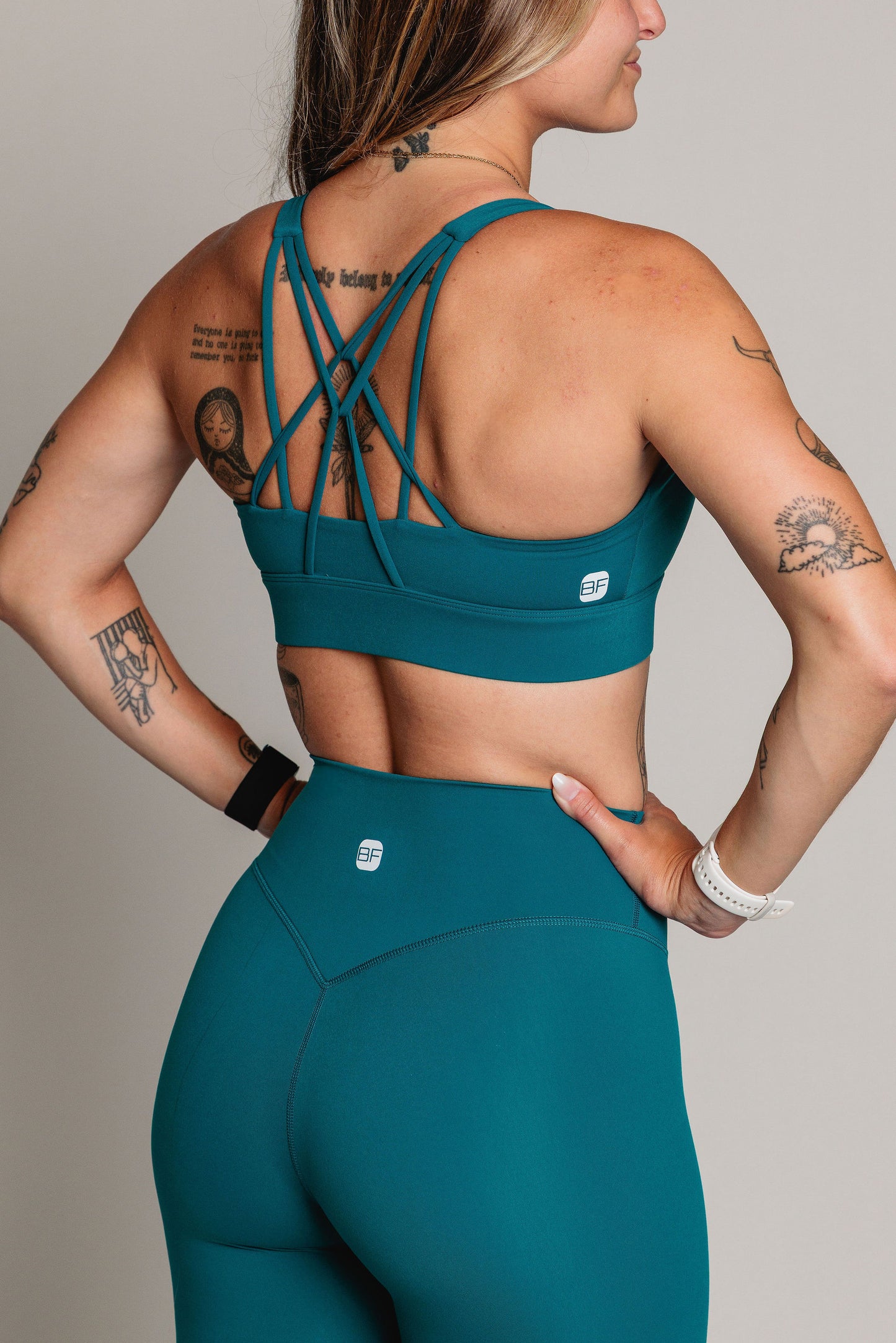 Soutien-Gorge Sport ELEVATE Cross - Sarcelle