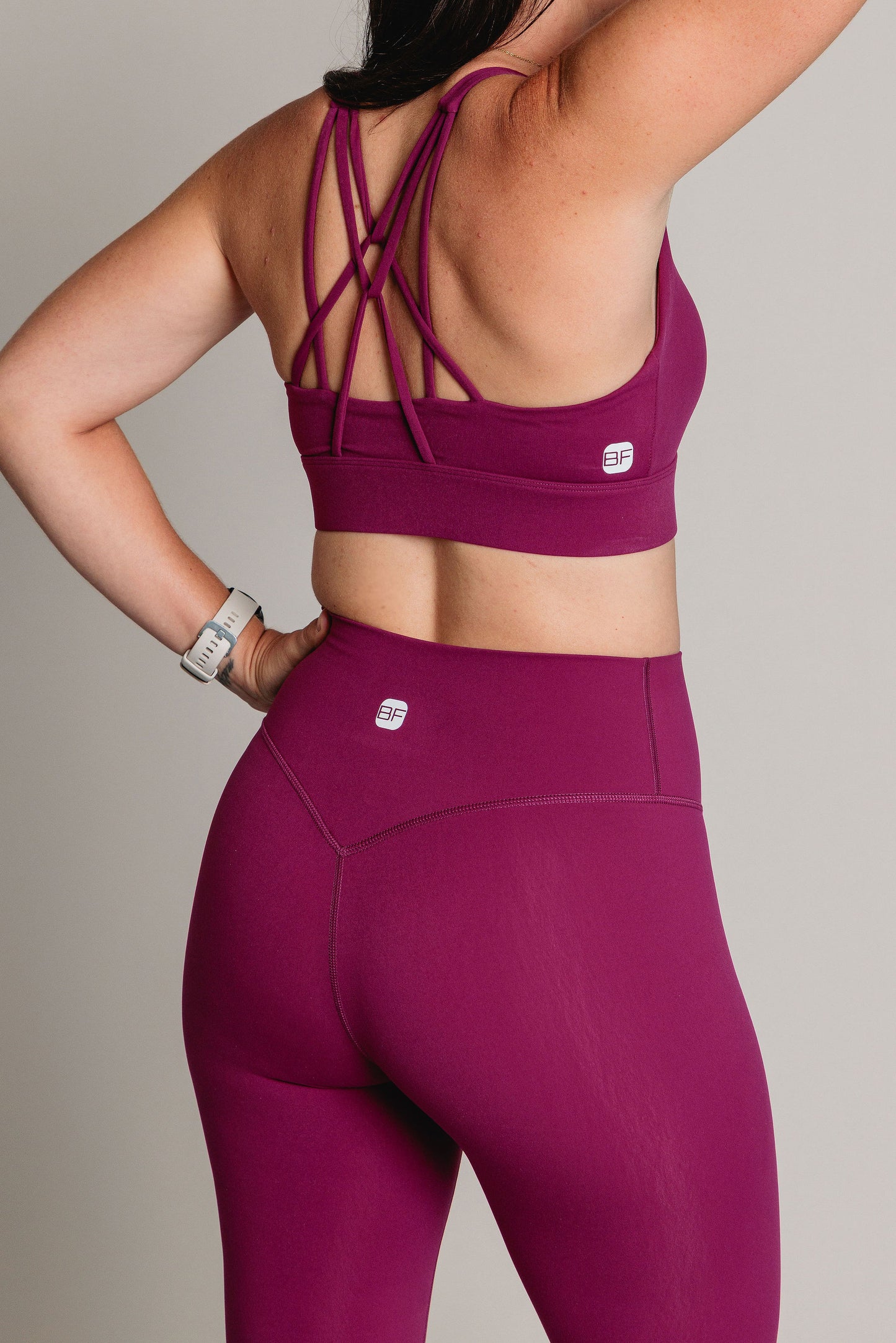 Soutien-Gorge Sport ELEVATE Cross - Prune