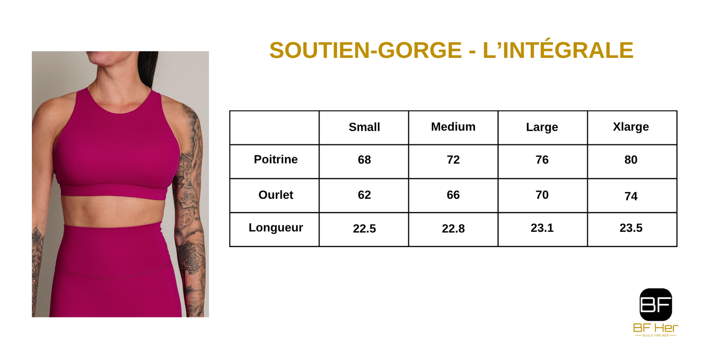 Soutien-Gorge sport L'INTÉGRALE- Magenta