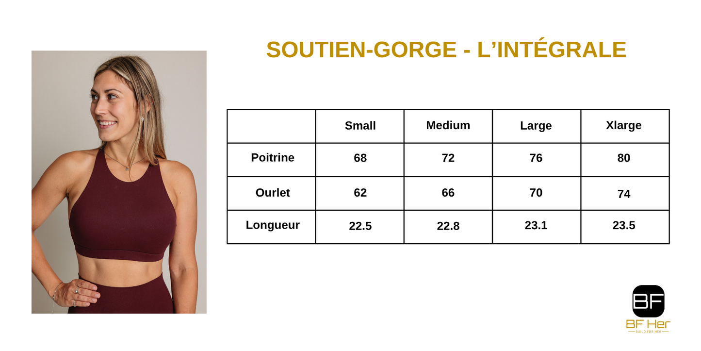 Soutien-Gorge sport L'INTÉGRALE- Bourgogne