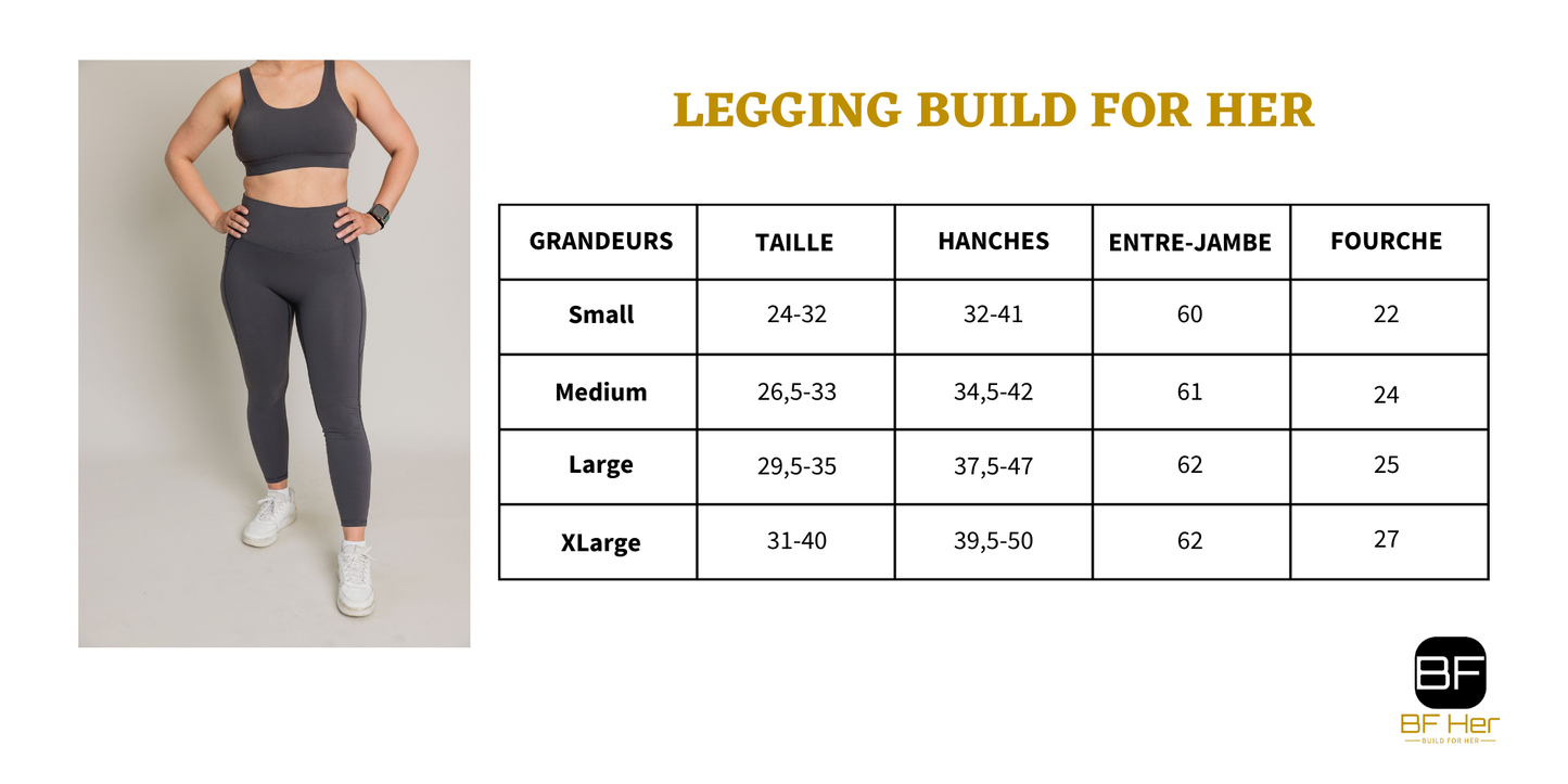 Legging URBAN - Charcoal