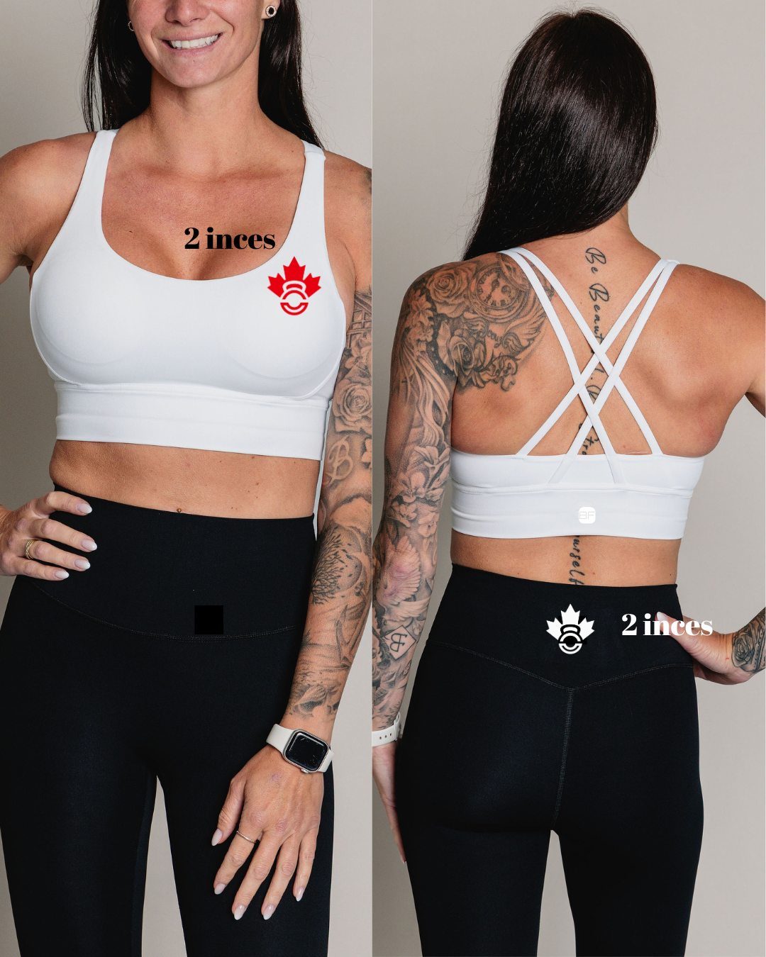 Top de sport CANADA Functional Fitness blanc