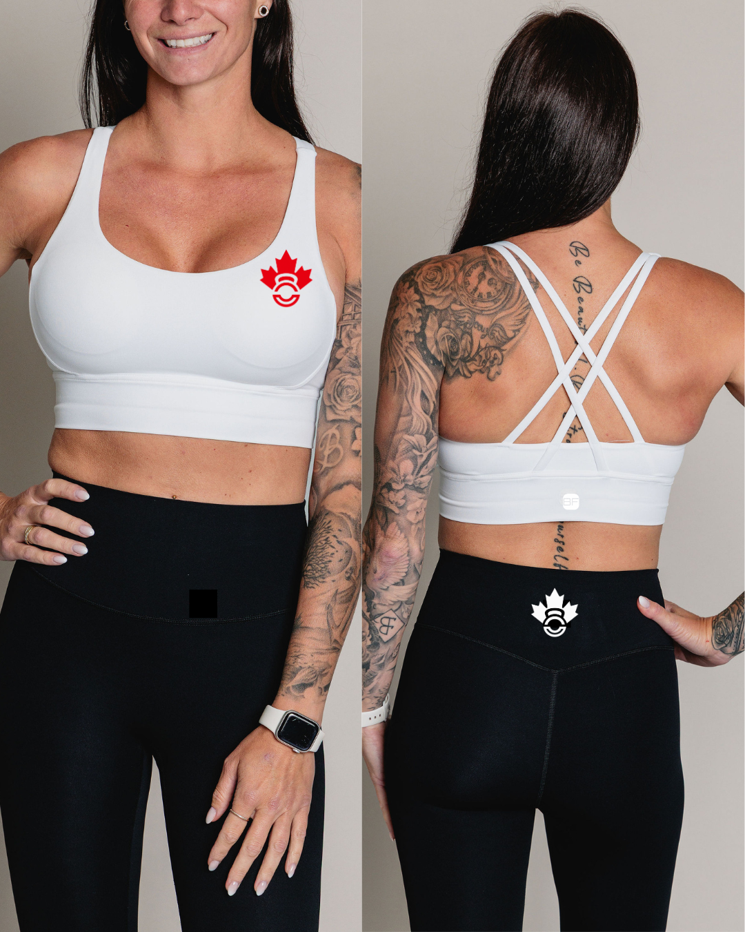 Top de sport CANADA Functional Fitness blanc