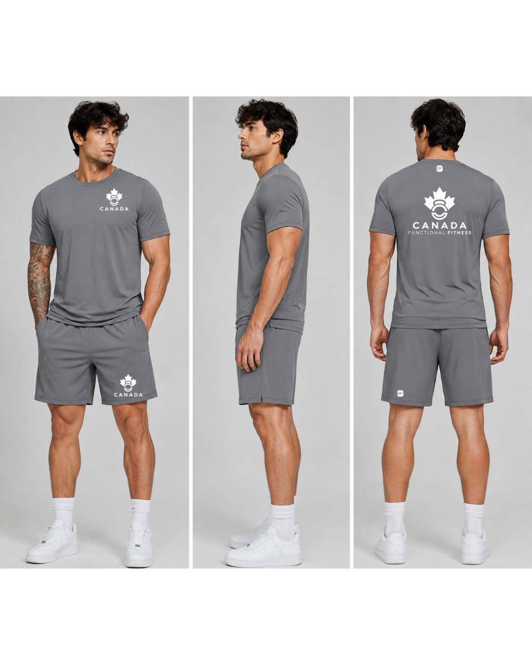 Short CANADA Functional Fitness Gris