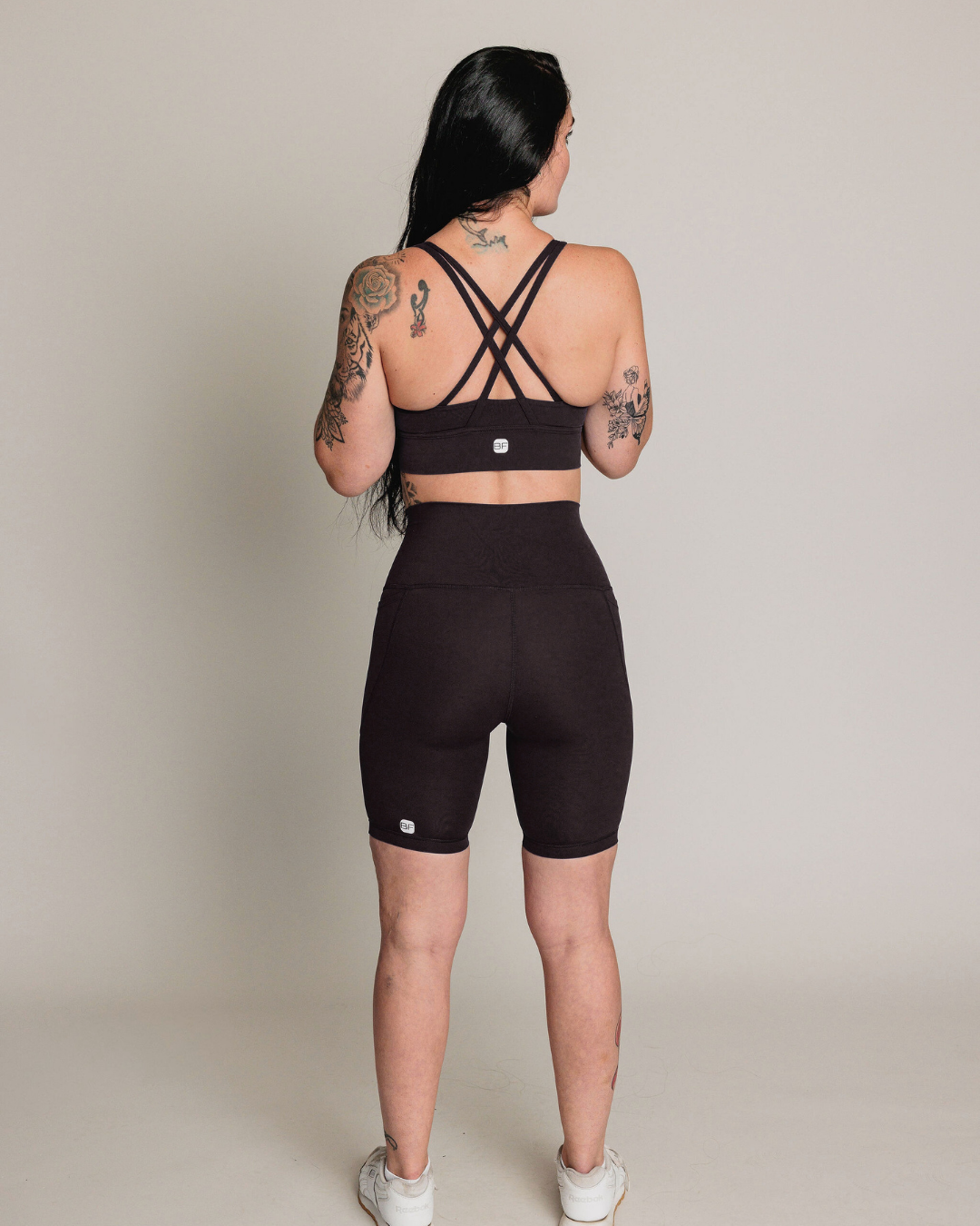 BikerShort Long [poche] LE RUNNER - Noir