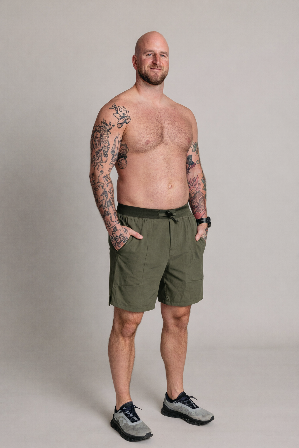 BF HIM - STRYDE Performance Short - Sauge