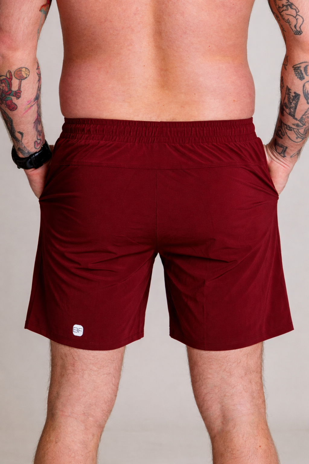 BF HIM - MOVEX Performance Short - Rouge Bordeaux