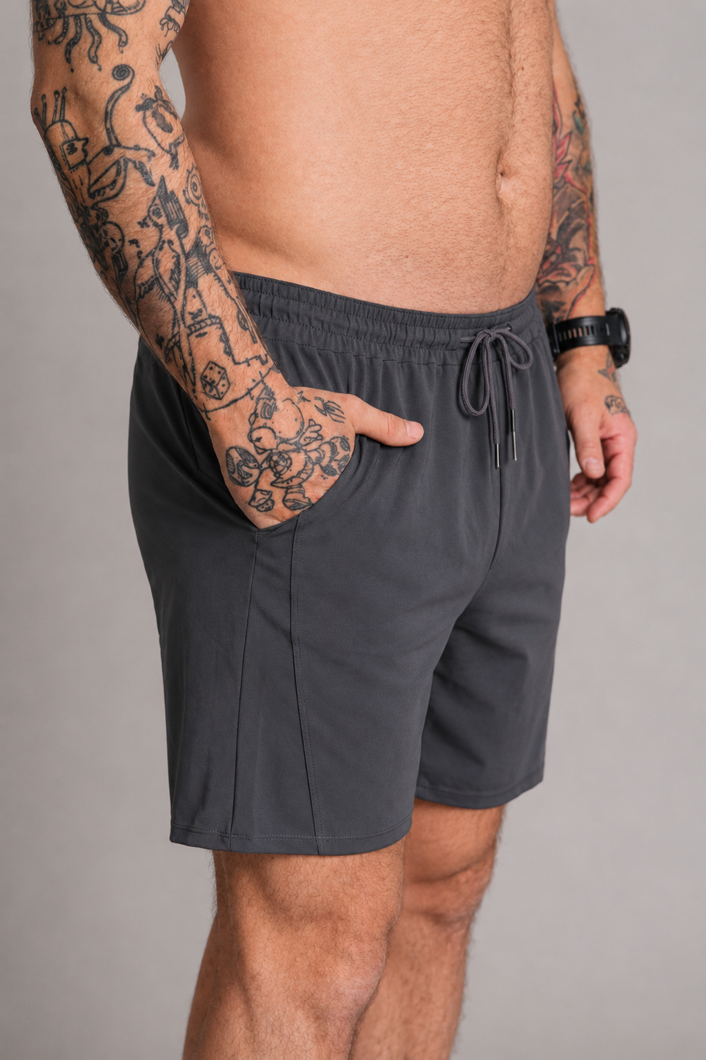 BF HIM - MOVEX Performance Short - Charcoal