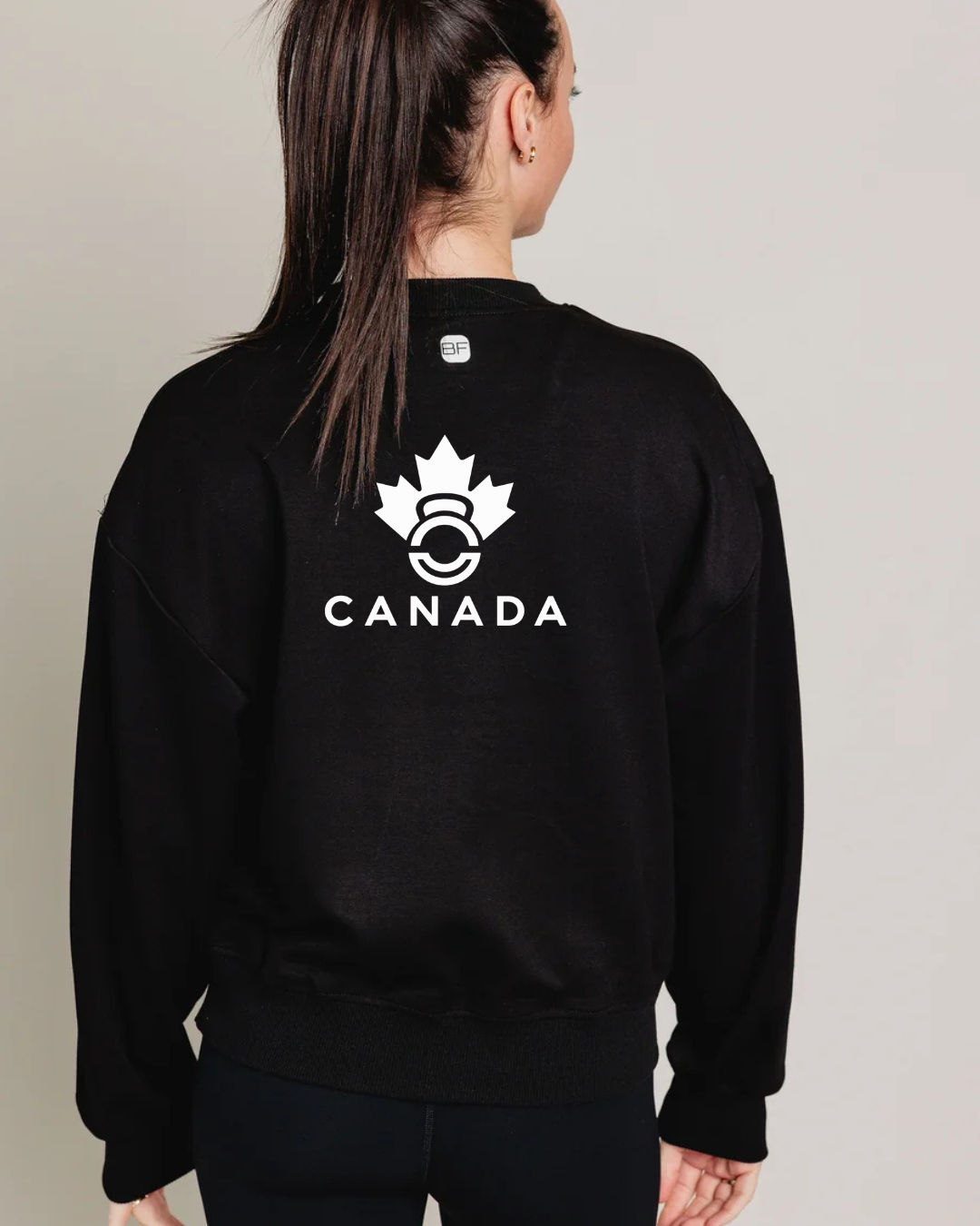 Hoodie CANADA Functional Fitness noir