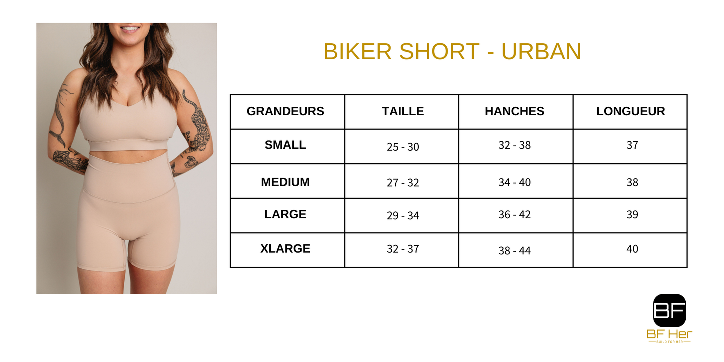 BikerShort URBAN - Abricot