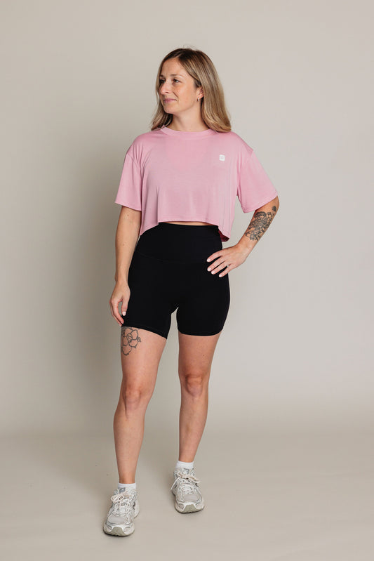 Chandail manches courtes SWEAT UP - Rose