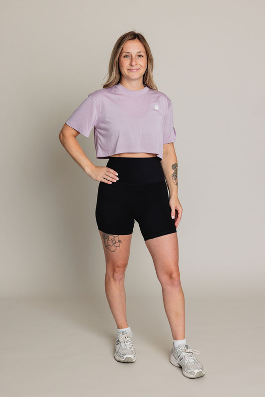 Chandail manches courtes SWEAT UP - Lilas