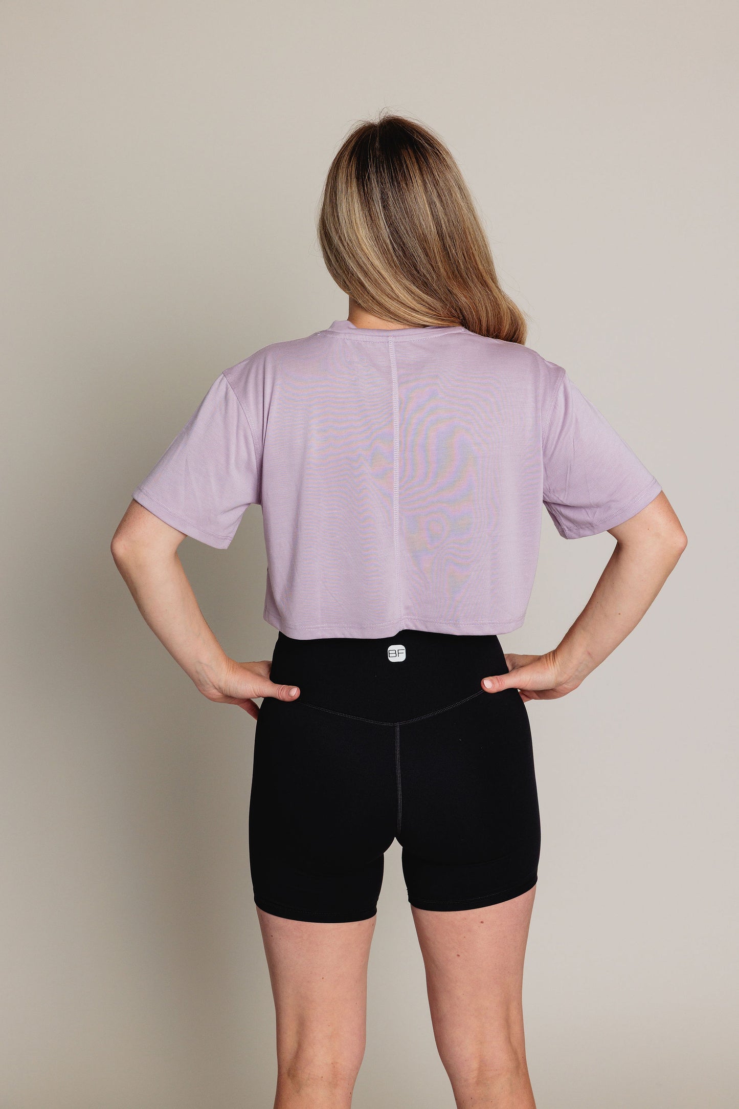 Chandail manches courtes SWEAT UP - Lilas
