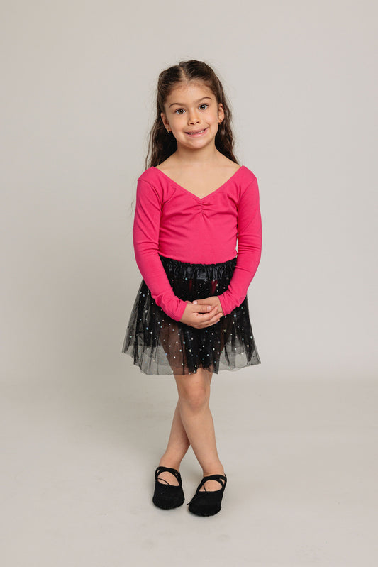 Body Danse Fushia - Dancio Manche longue