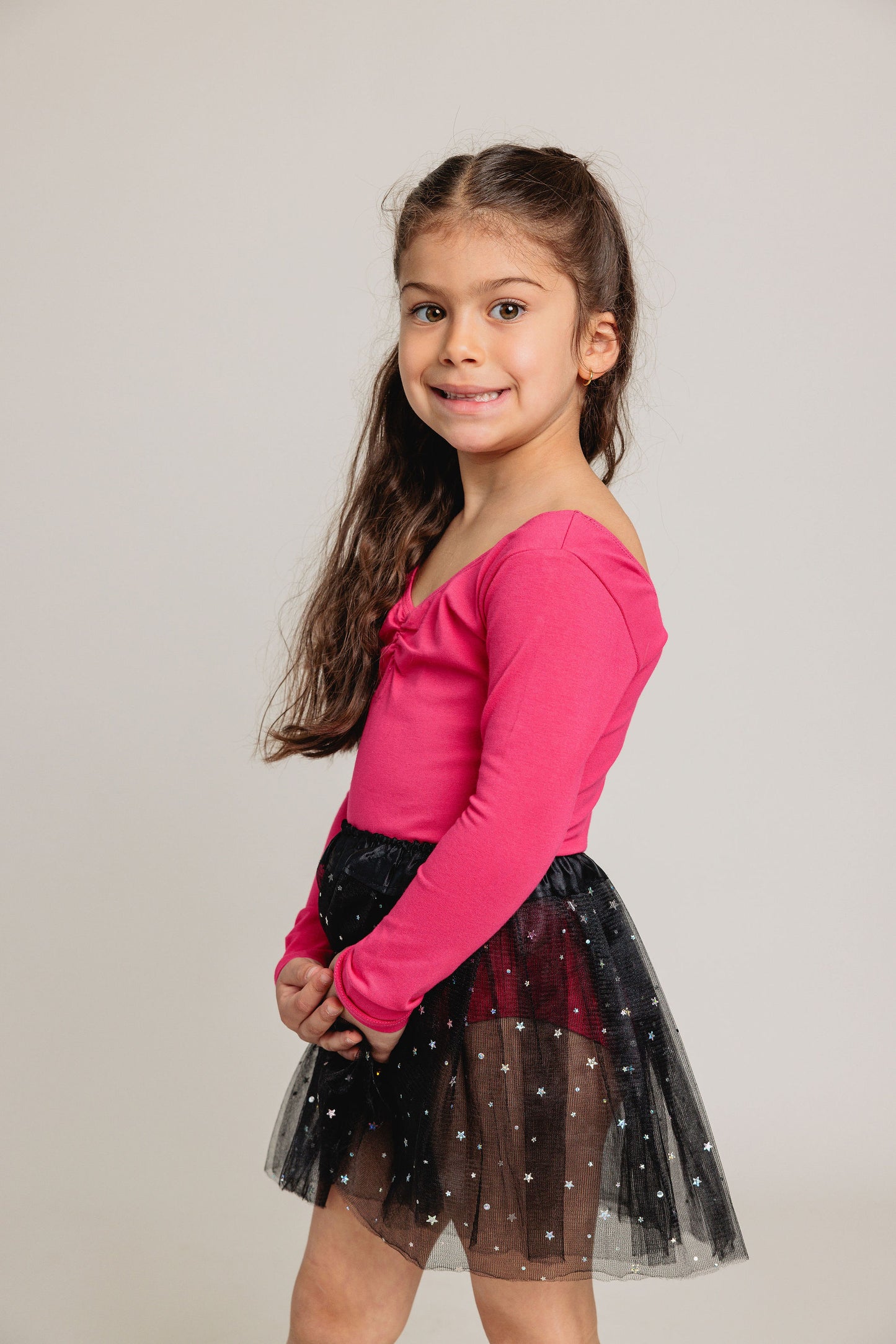 Body Danse Fushia - Dancio Manche longue