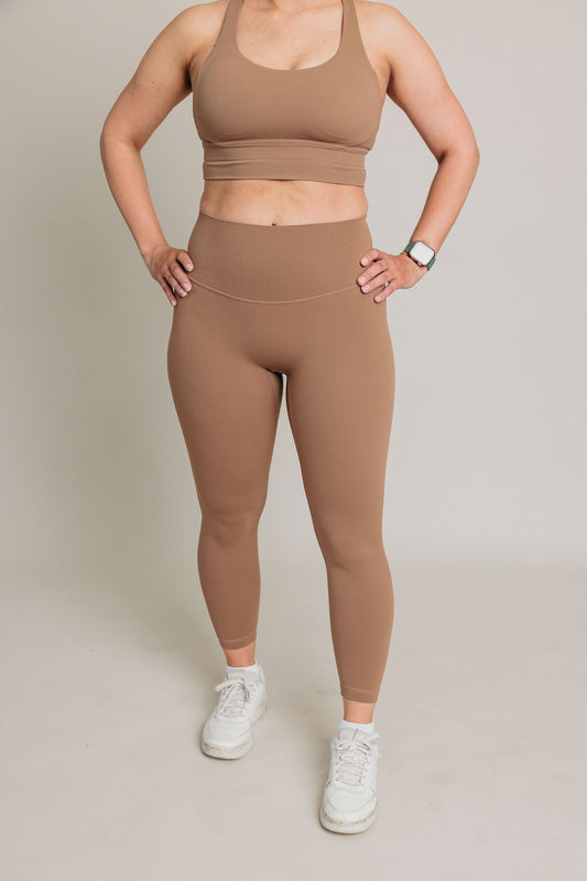 Legging BUILD FOR HER - Café