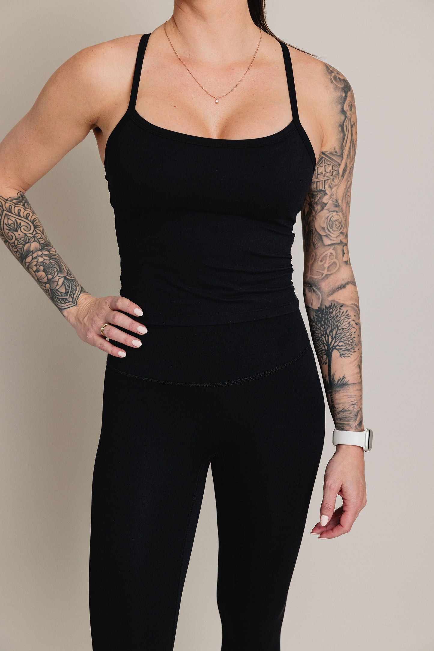 Camisole avec soutien intégré RIDER - Noir