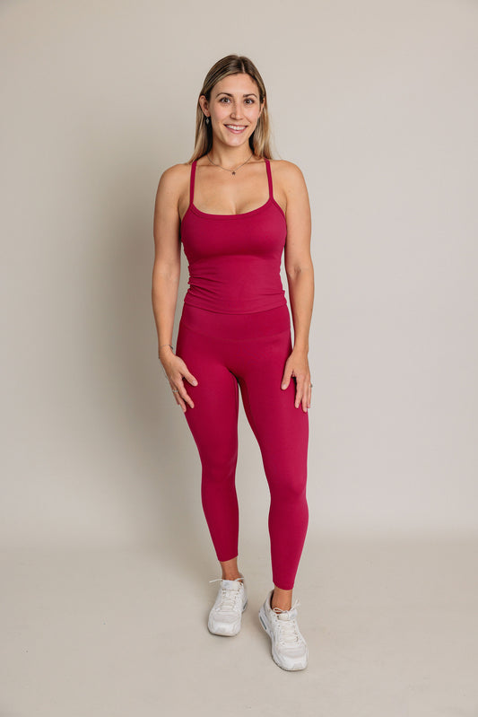 Camisole avec soutien intégré RIDER - Magenta