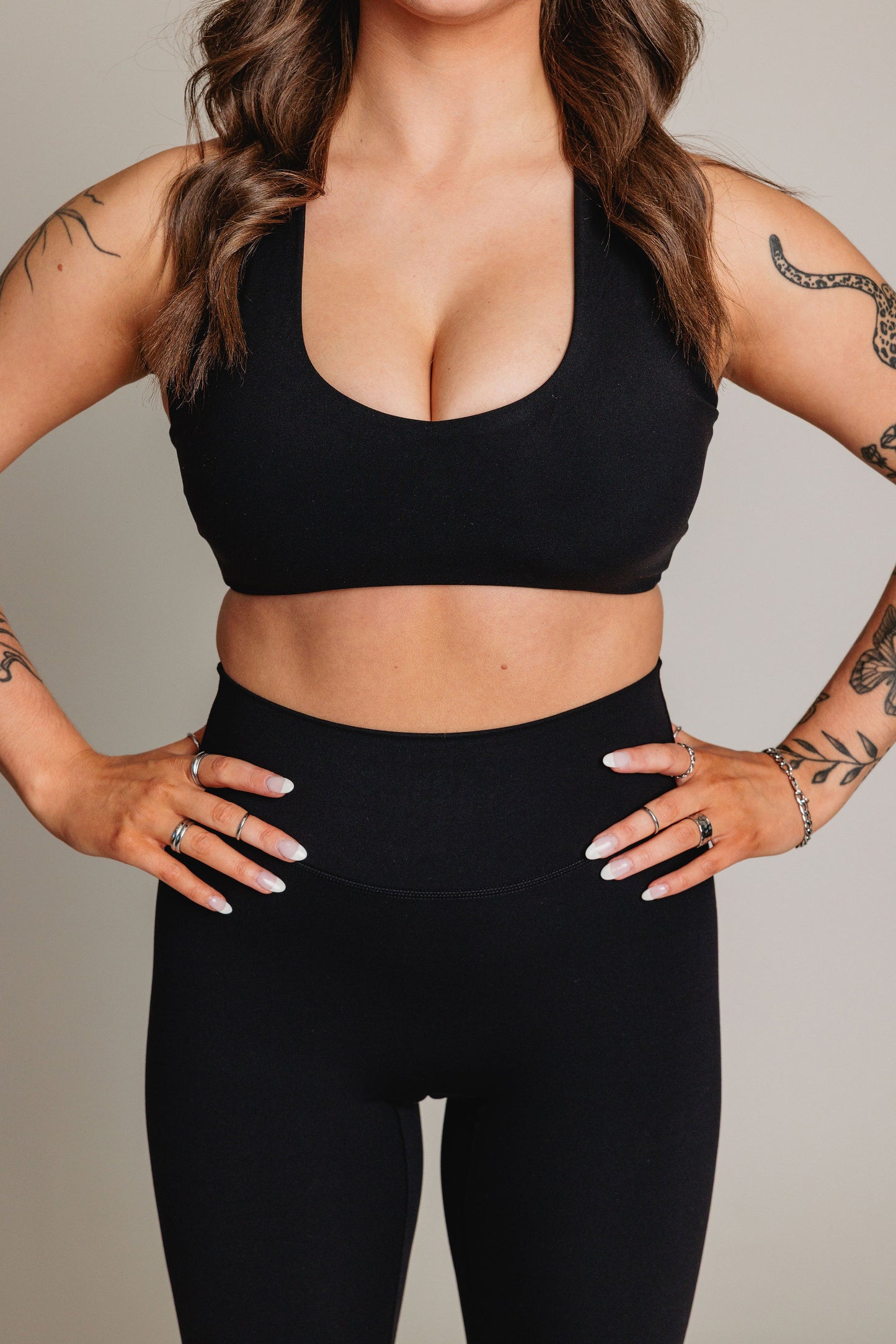 Soutien Gorge de Sport EQUILIBRE - Noir