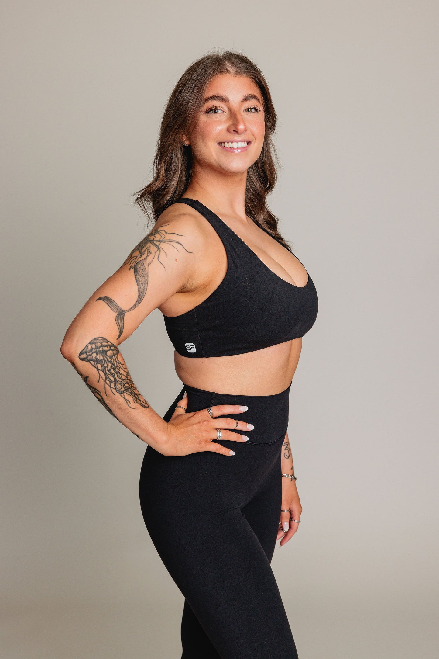 Soutien Gorge de Sport EQUILIBRE - Noir