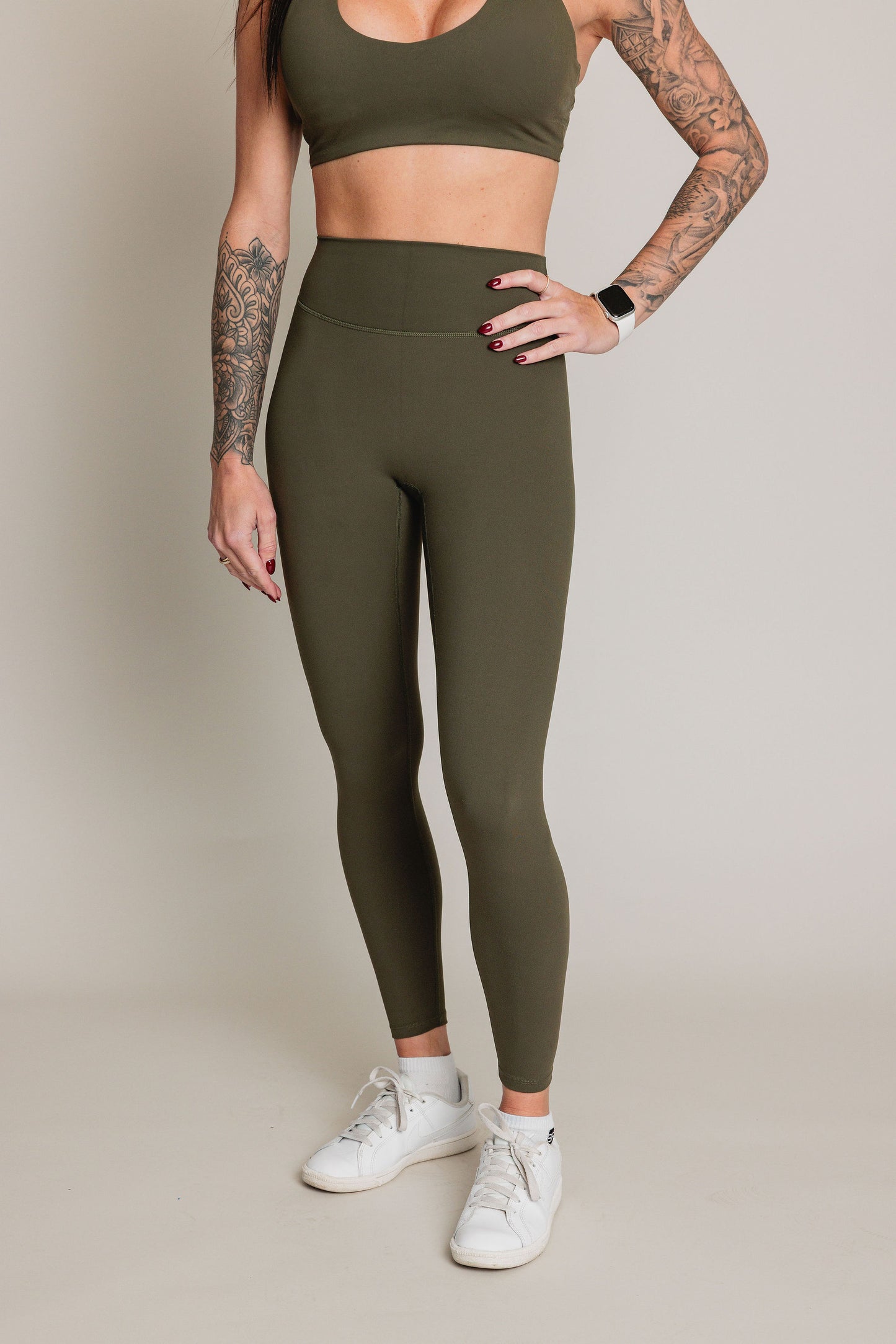 Legging EQUILIBRE - Vert Olive