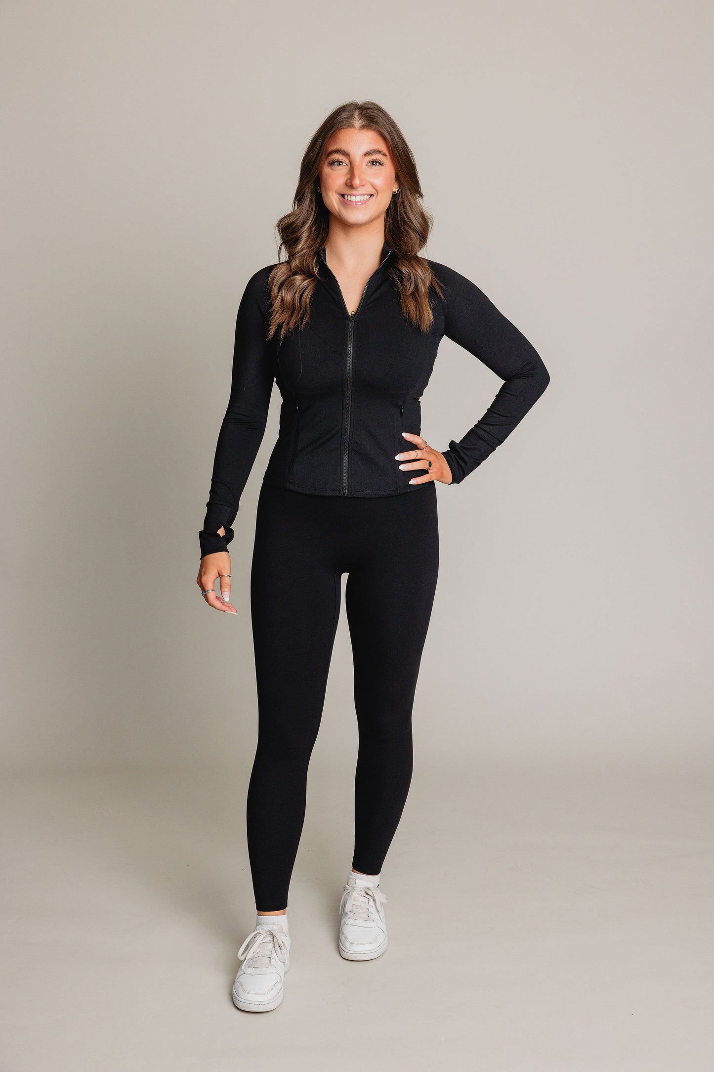 Veste d'entraînement EQUILIBRE - Noir MFIT