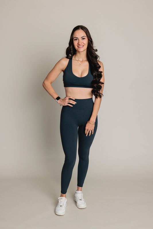 Soutien Gorge de Sport EQUILIBRE - Bleu Charbon