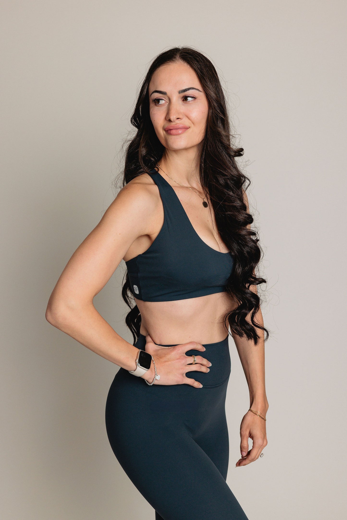 Soutien Gorge de Sport EQUILIBRE - Bleu Charbon
