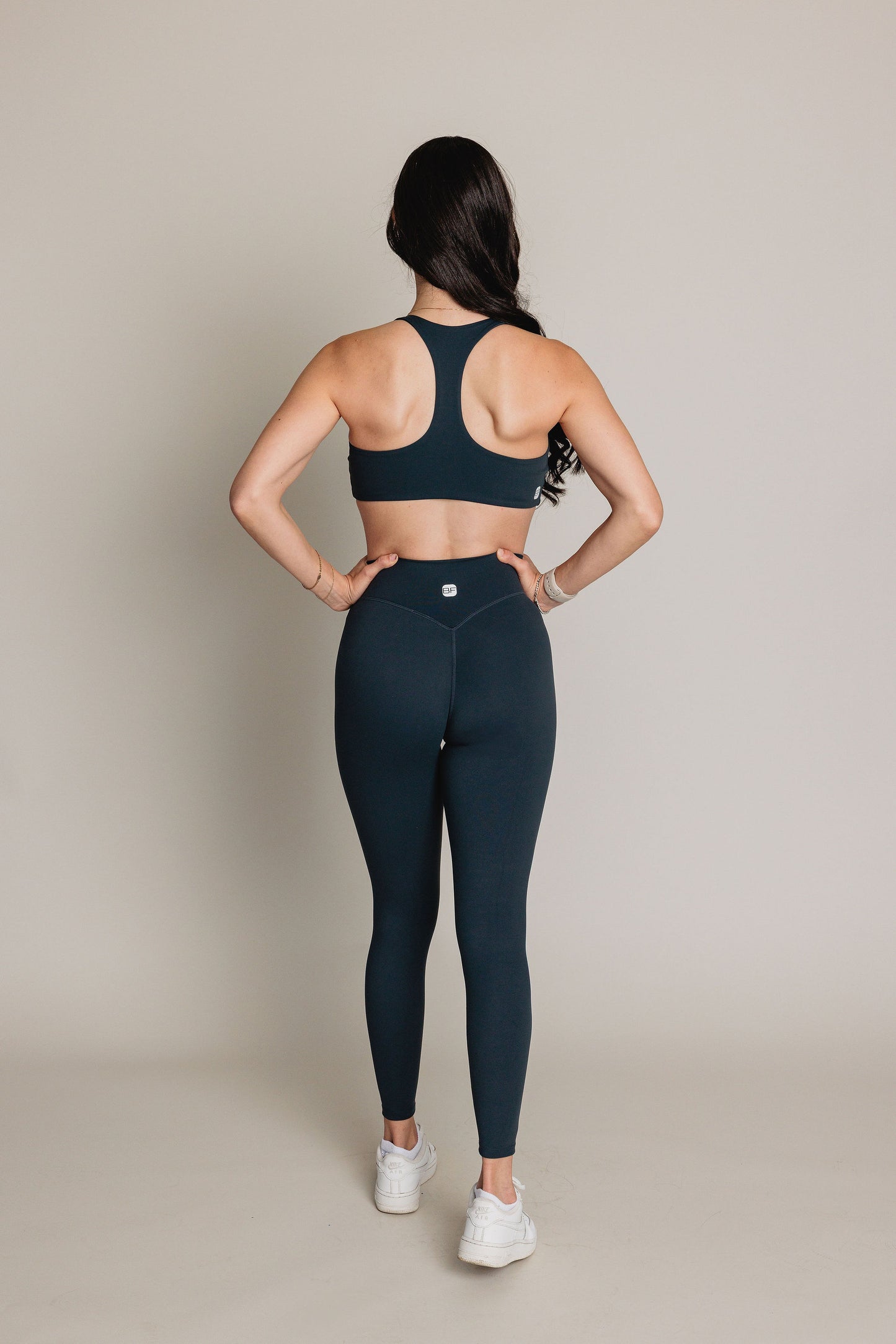 Legging EQUILIBRE - Bleu Charbon